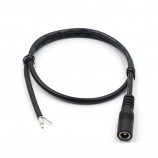 dc5.5*2.1mm female to open cable